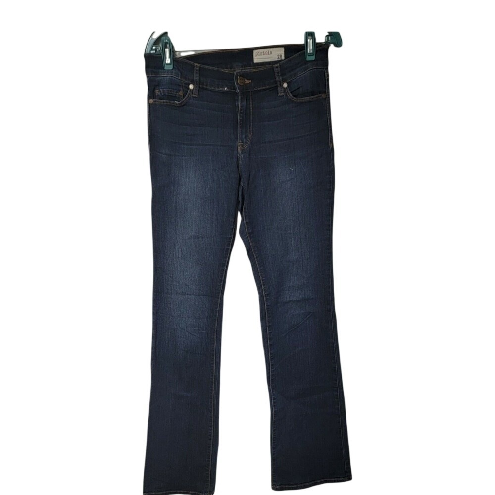 ✨ Pistola Jeans‎ Boot Cut Dark Wash Mid Rise Size 28